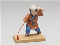 嬰戲陶偶(六之五)玩炮竹藏品圖，第6張