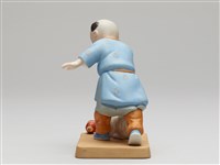 嬰戲陶偶(六之四)打陀螺藏品圖，第2張