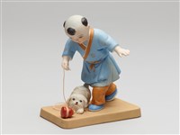 嬰戲陶偶(六之四)打陀螺藏品圖，第5張