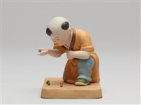 嬰戲陶偶(六之六)玩彈珠藏品圖，第2張