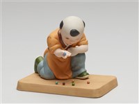 嬰戲陶偶(六之六)玩彈珠藏品圖，第5張