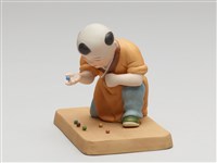 嬰戲陶偶(六之六)玩彈珠藏品圖，第6張