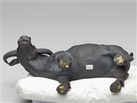 水牛(一)-(四)-頭朝左的牛藏品圖，第6張