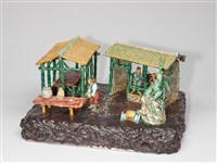 交趾陶製作過程之二-造形作坏、陰乾晾晒的圖片