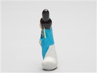 泥人張泥偶(一盒八個)-執扇仕女藏品圖，第2張