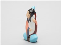 泥人張泥偶(一盒八個)-彈琵琶仕女藏品圖，第5張