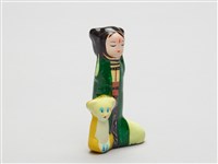 泥人張泥偶(一盒八個)-少女與愛犬藏品圖，第5張
