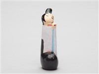 泥人張泥偶(一盒八個)-長笛女藏品圖，第1張