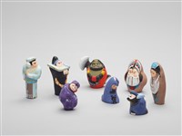 泥人張泥偶(八件) 藏品圖，第1張