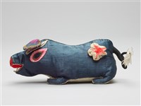 黑豬形童枕藏品圖，第3張