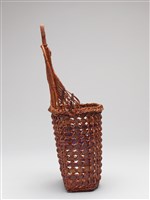 竹編染色雙鳥容器藏品圖，第4張