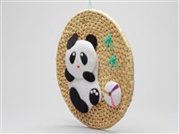 貓熊草編掛飾藏品圖，第2張