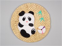 貓熊草編掛飾藏品圖，第3張