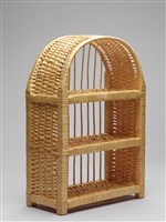 柳編三層架藏品圖，第1張