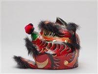 黑角紅獅獅頭(小)藏品圖，第3張