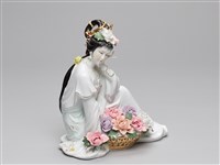 四季美人瓷塑-春藏品圖，第5張