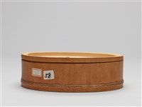 宜興陶仿竹茶具組-茶盤藏品圖，第4張
