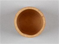 宜興陶仿竹茶具組-茶杯藏品圖，第3張