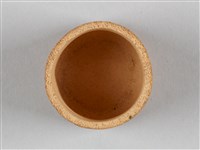 宜興陶仿竹茶具組-茶杯藏品圖，第3張