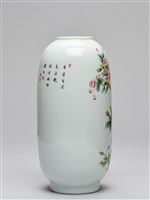琺瑯彩花鳥紋燈籠瓶藏品圖，第4張