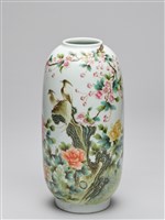 琺瑯彩花鳥紋燈籠瓶藏品圖，第1張