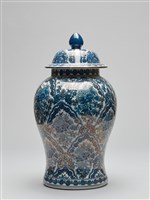 青花描金將軍罐藏品圖，第4張