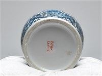 青花描金將軍罐藏品圖，第9張