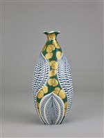 秋波一枝蓮波口瓶藏品圖，第1張