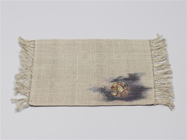 蠶絲餐墊（銀灰系列）-1的圖片