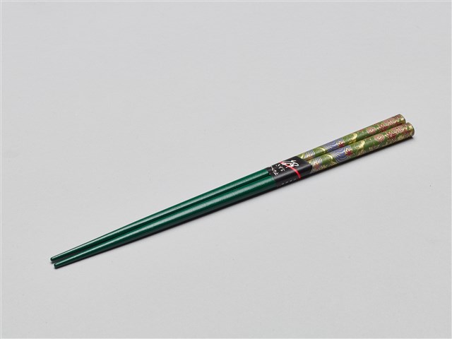 日本漆筷5雙-深綠