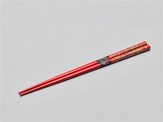 日本漆筷5雙-紅的圖片