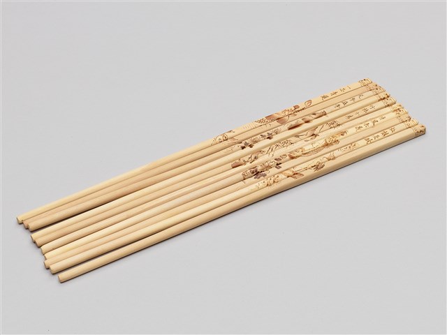 冬青木筷(五雙)的圖片