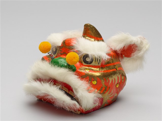 金角桔獅獅頭(小)的圖片