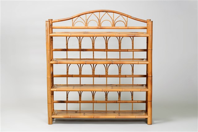 顏水龍竹製三層架的圖片