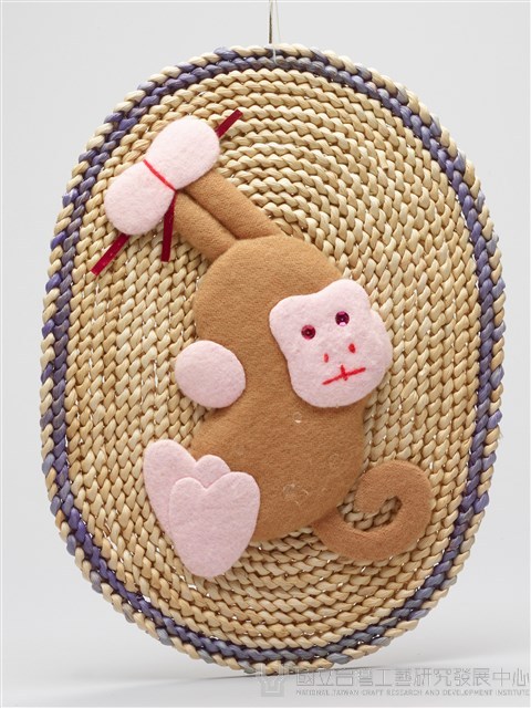 動物草編掛飾藏品圖，第1張