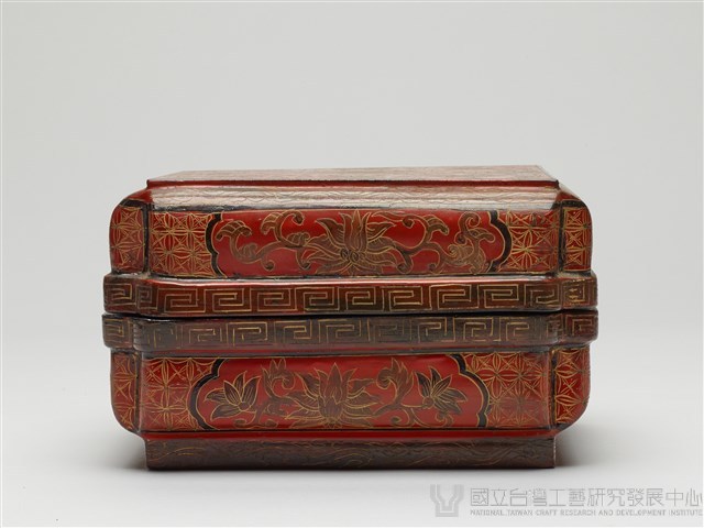 倭角方形漆盒藏品圖，第2張