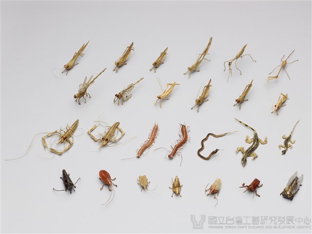 棕編昆蟲、爬蟲26個藏品圖，第2張