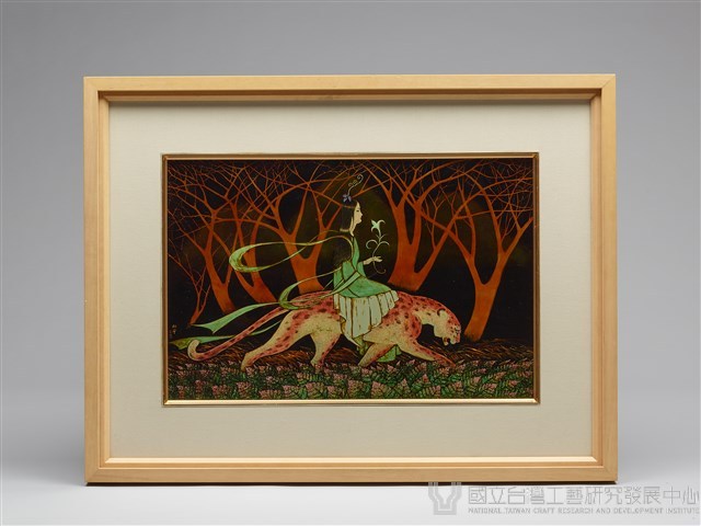 漆畫山鬼藏品圖，第1張