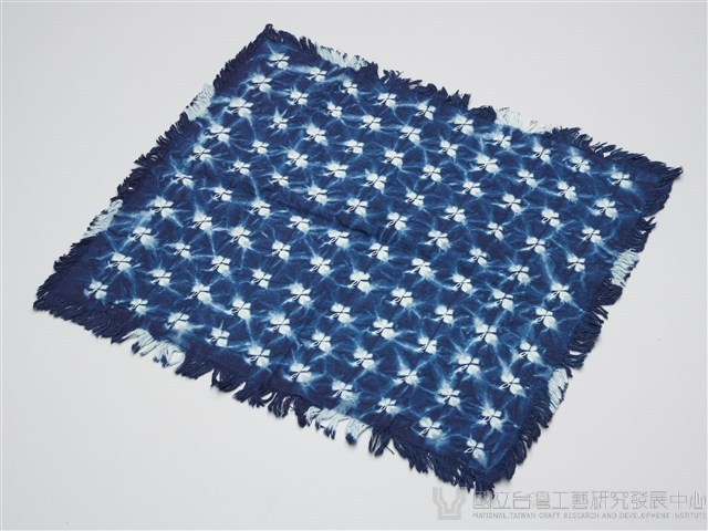 雲南紮染方墊藏品圖，第1張