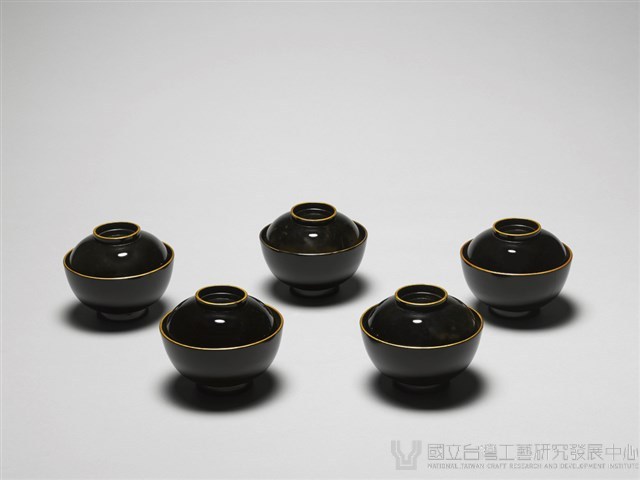 黑漆蓋碗－中藏品圖，第1張