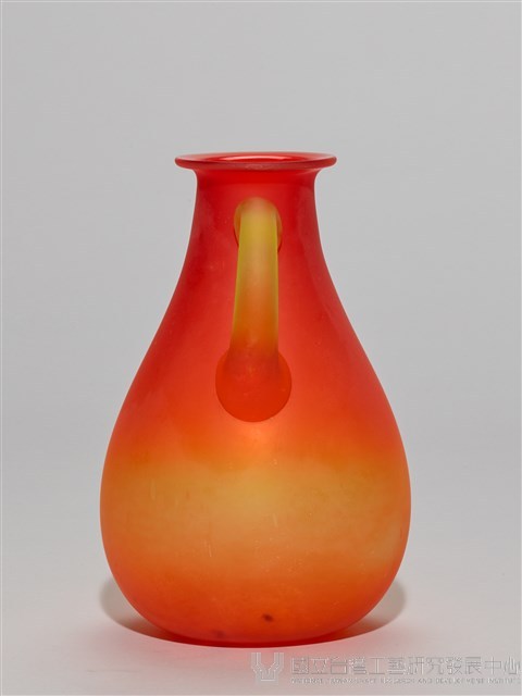 七彩琉璃雙耳瓶藏品圖，第4張