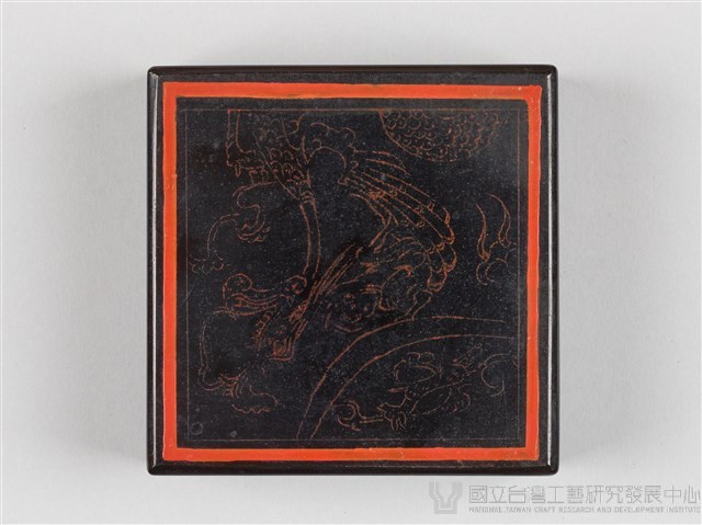 方型漆盒(小)藏品圖，第4張