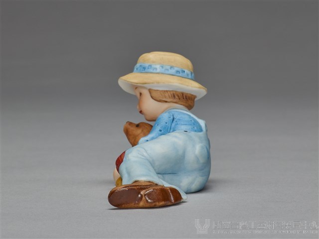 雀斑人形/臥姿男孩與犬藏品圖，第4張
