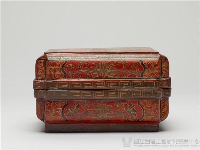 倭角方形漆盒藏品圖，第4張