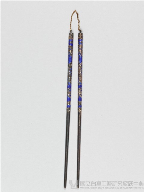 銀筷子(一雙)藏品圖，第3張