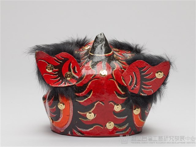 黑角紅獅獅頭(小)藏品圖，第4張