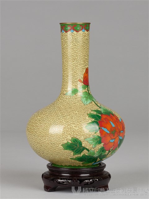 牡丹花瓶(乙對)-左紅藏品圖，第4張