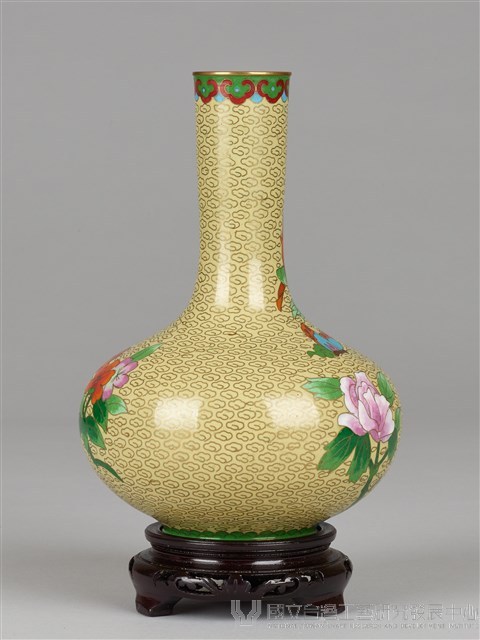 牡丹花瓶(乙對)-右紅藏品圖，第4張