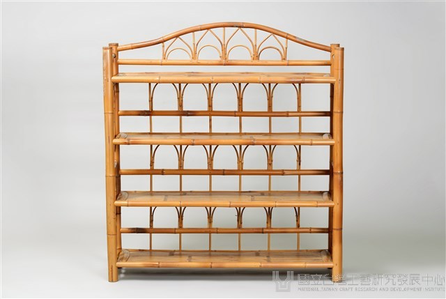 顏水龍竹製三層架藏品圖，第1張