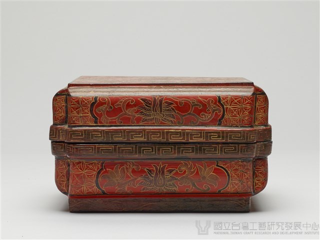 倭角方形漆盒藏品圖，第3張